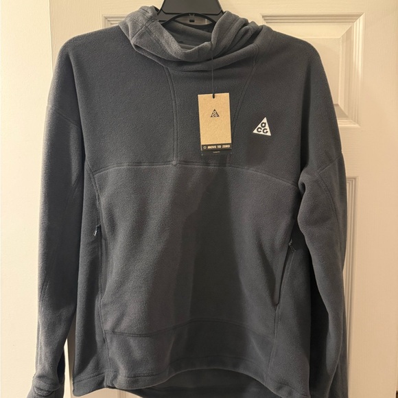 Nike ACG Therma Fit Polartec Wolf Tree Fleece Hoodie  Size Small - Picture 2 of 7